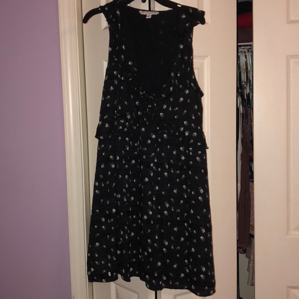 Tie front dress